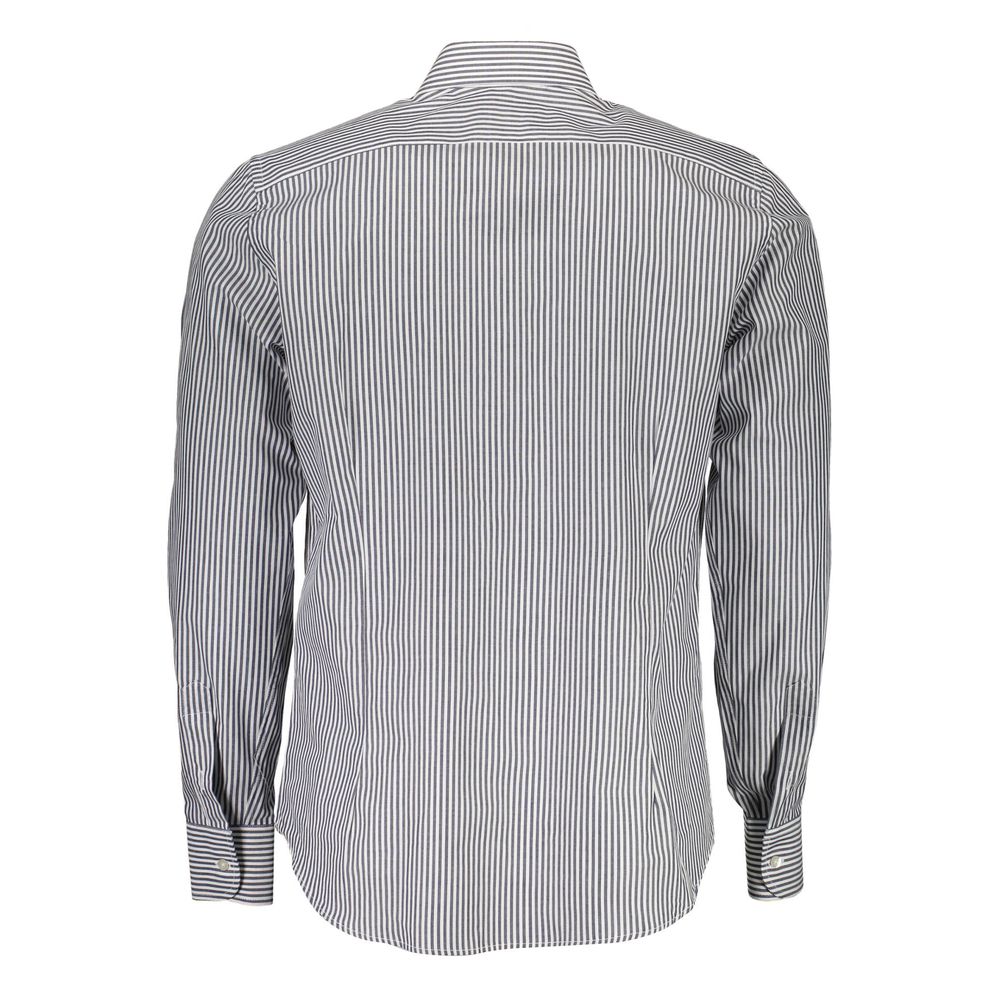 Blu Cotton Men Shirt - ventzia