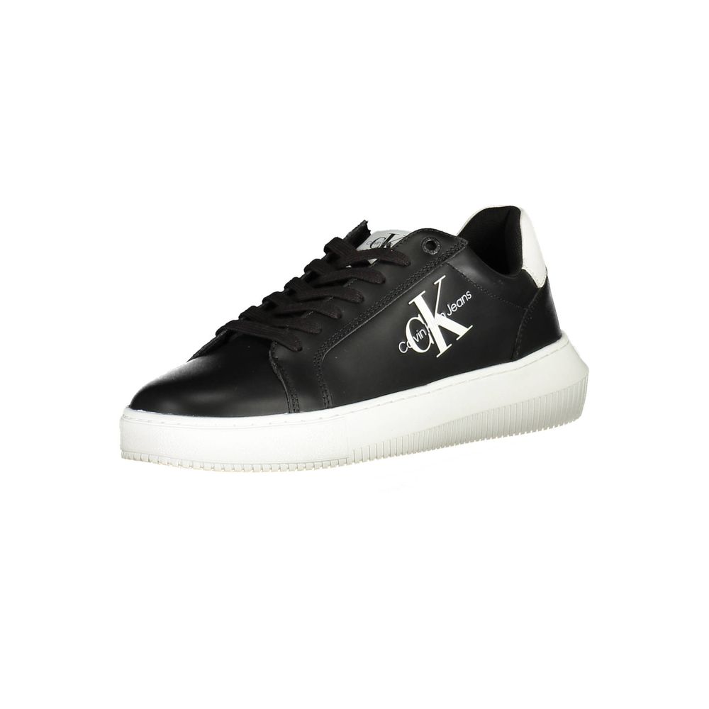 Nero Leather Men Sneaker - ventzia