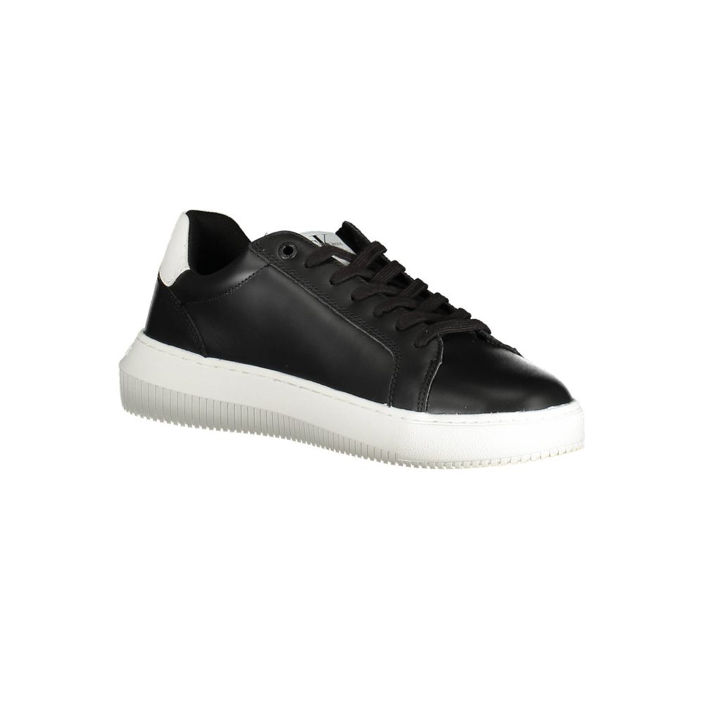 Nero Leather Men Sneaker - ventzia