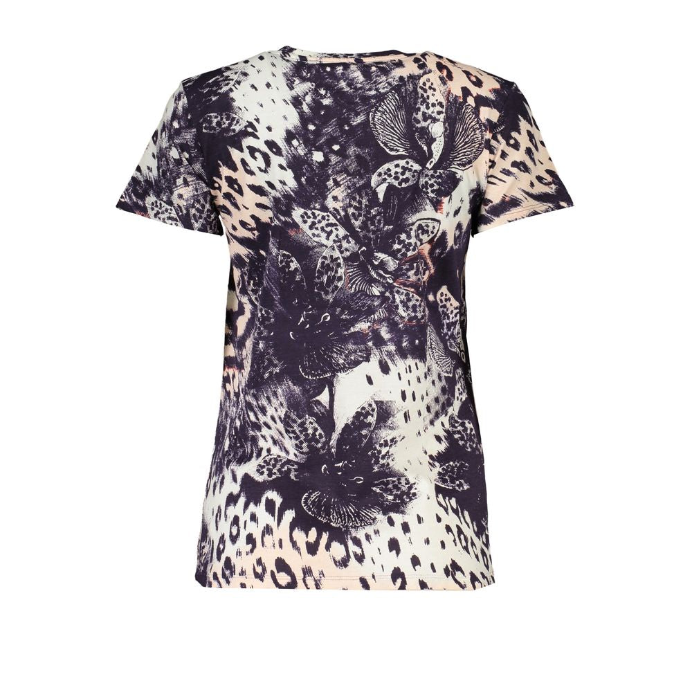 Pink Cotton Women T-Shirt - ventzia