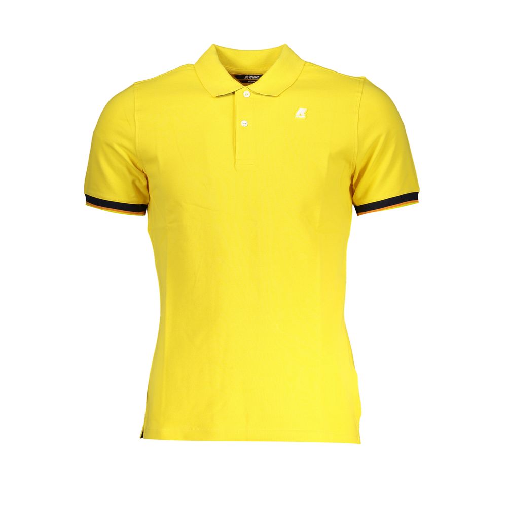 Sunshine Yellow Cotton Blend Polo - ventzia
