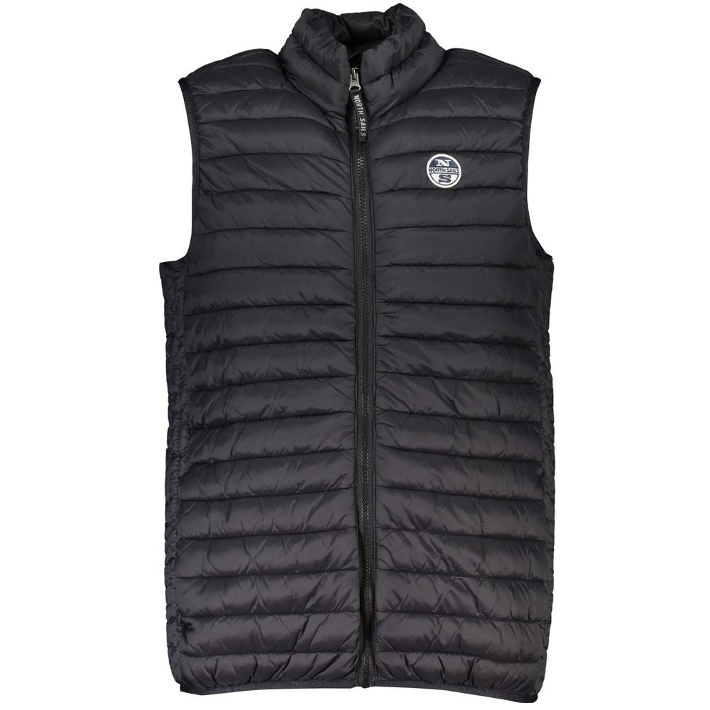 Black Polyamide Men's Vest - ventzia