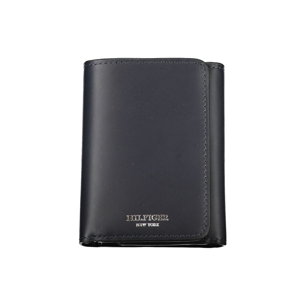 Elegant Blue Leather Wallet for Men - ventzia