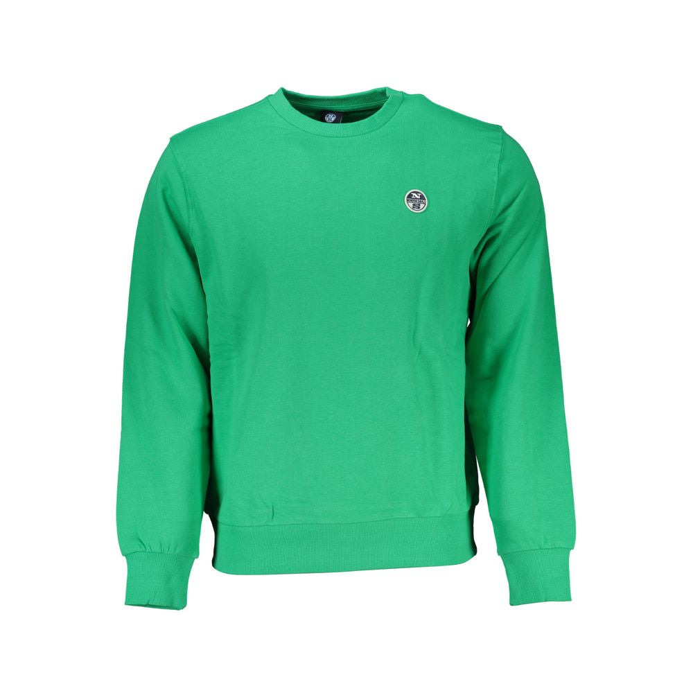 Green Cotton Men Sweater - ventzia