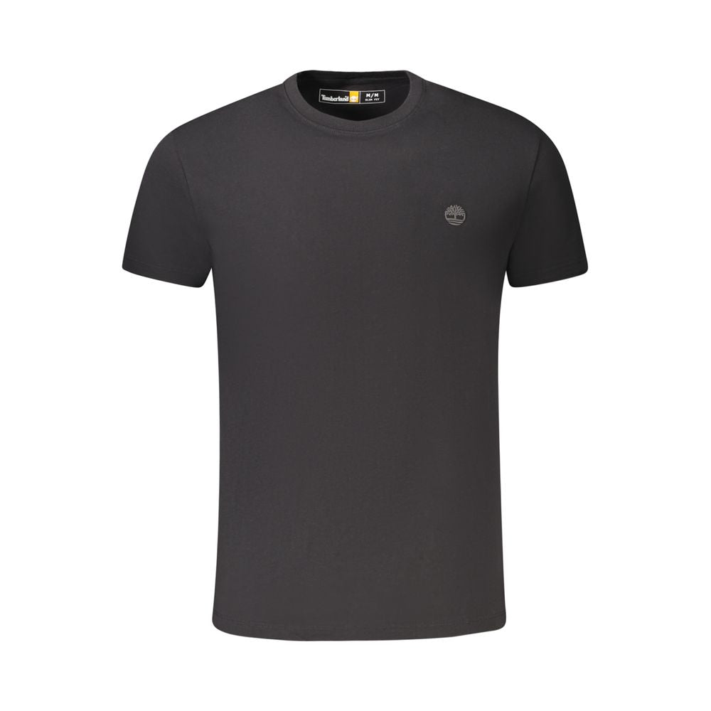 Black Cotton Men's T-Shirt - ventzia