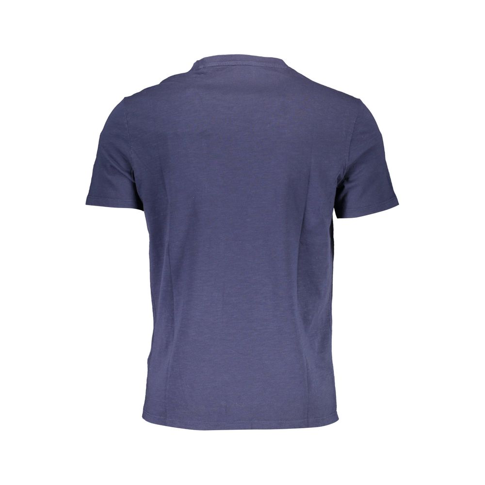 Blue Organic Cotton Men's Shirt - ventzia