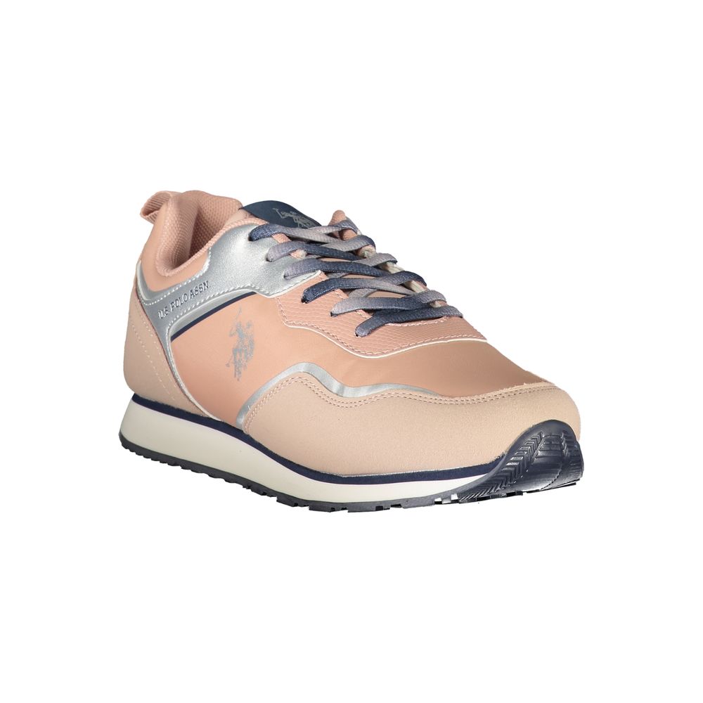 Rosa Poliuretano Donna Sneaker - ventzia