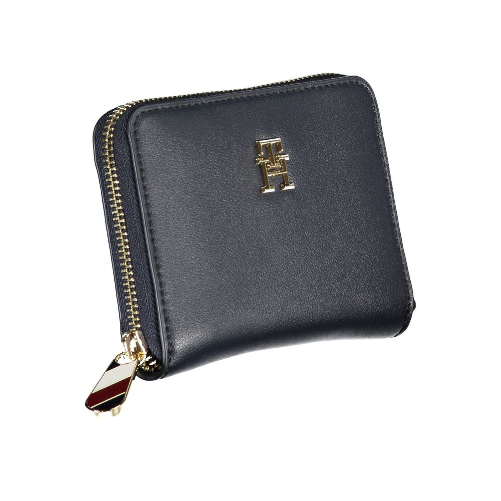 Blue Polyester Wallet - ventzia