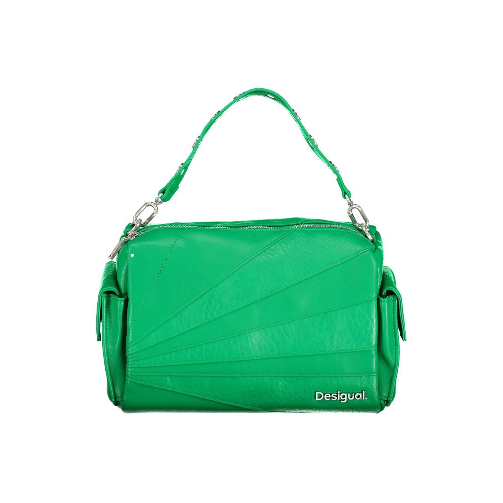Verde Polyurethane Women's Handbag - ventzia