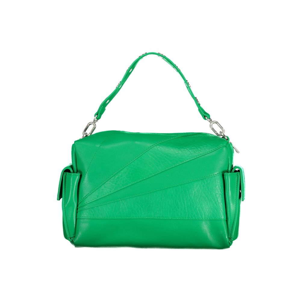 Verde Polyurethane Women's Handbag - ventzia