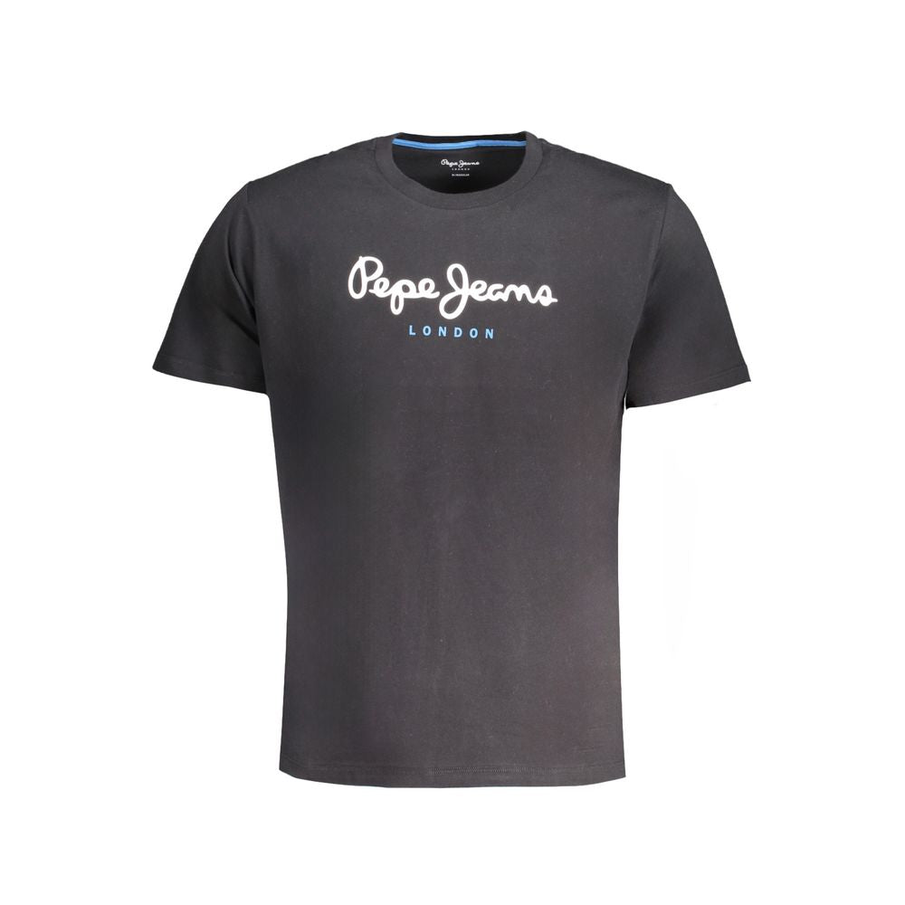 Blue Cotton Men's T-Shirt - ventzia