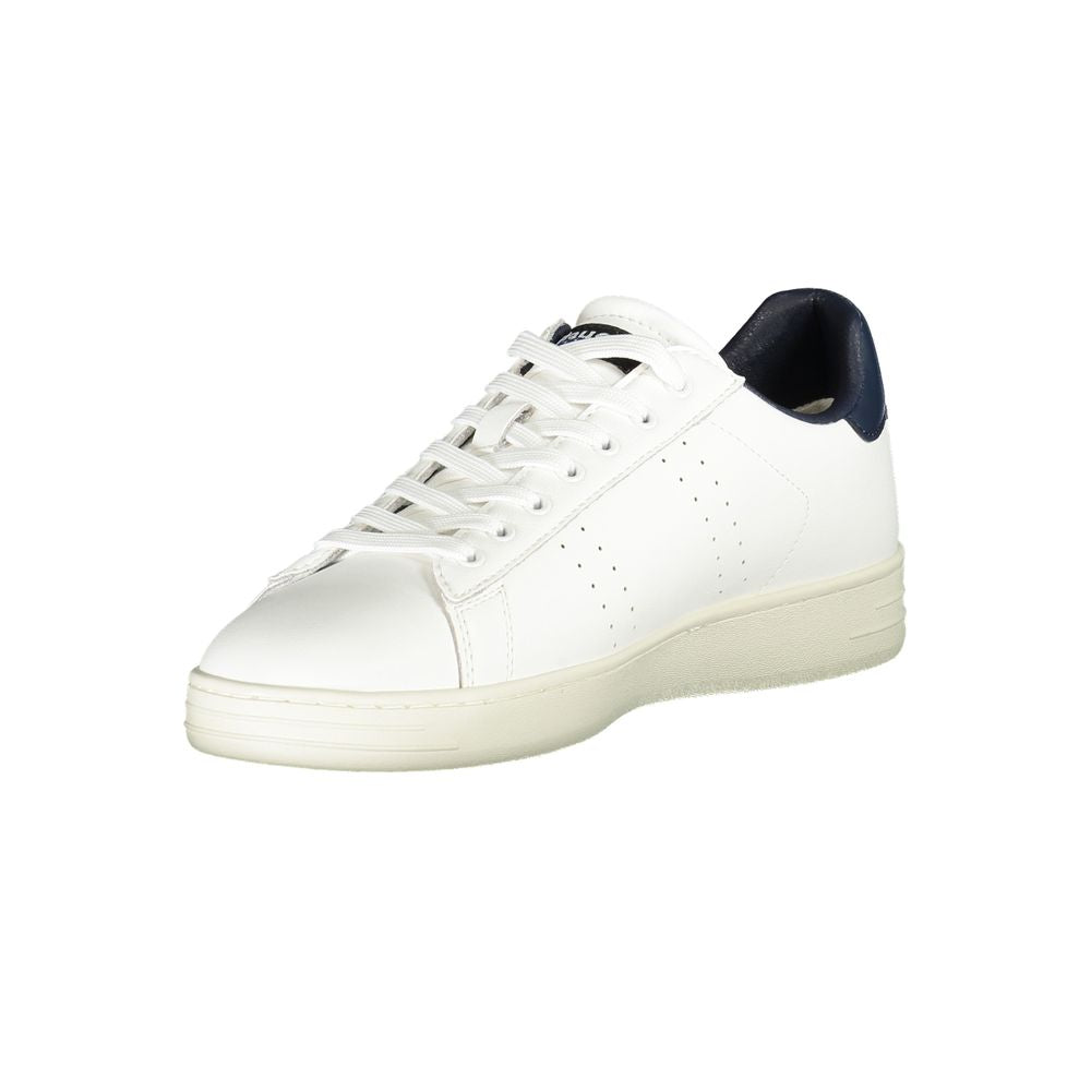 Bianco Polyurethane Men Sneaker - ventzia