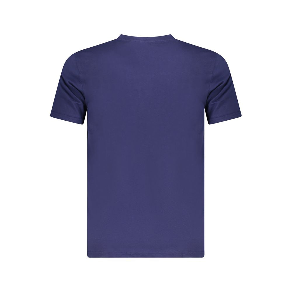 Blu Cotton Men T-Shirt - ventzia
