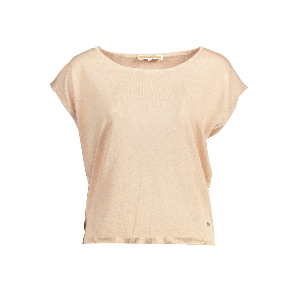 Pink Polyester Women Top - ventzia