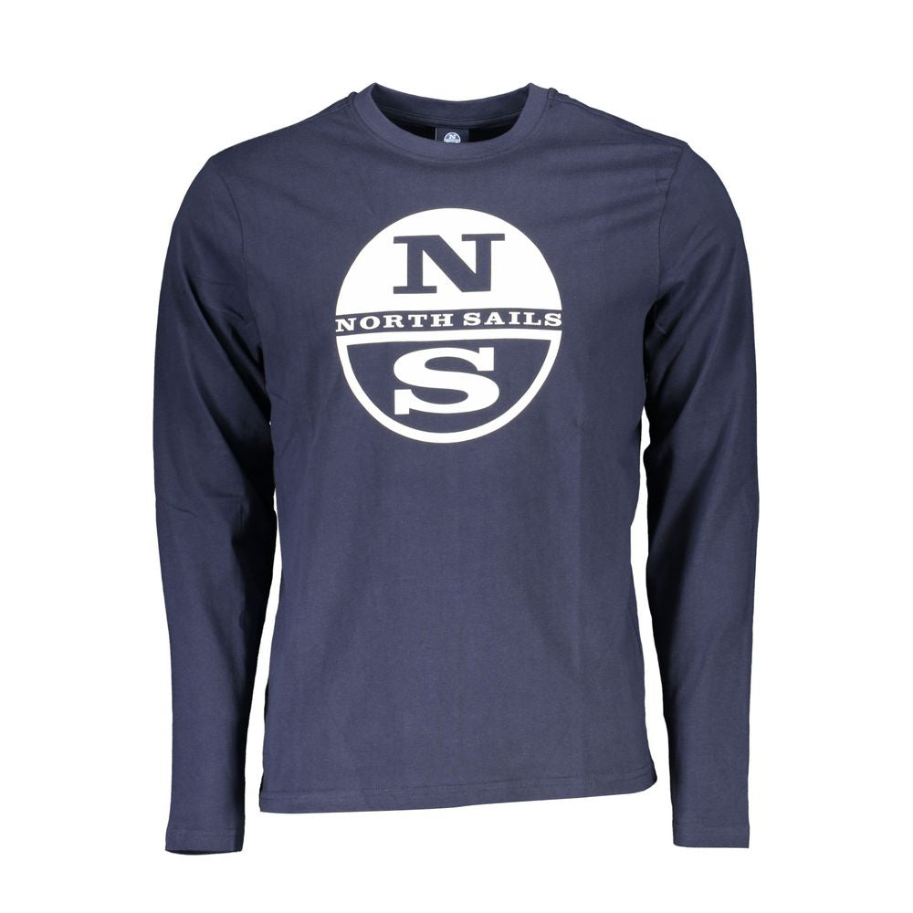Blue Cotton T-Shirt - ventzia