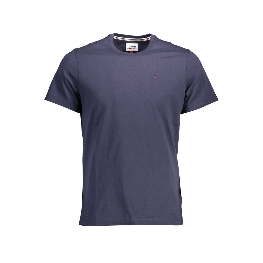 Blue Organic Cotton Men T-Shirt - ventzia