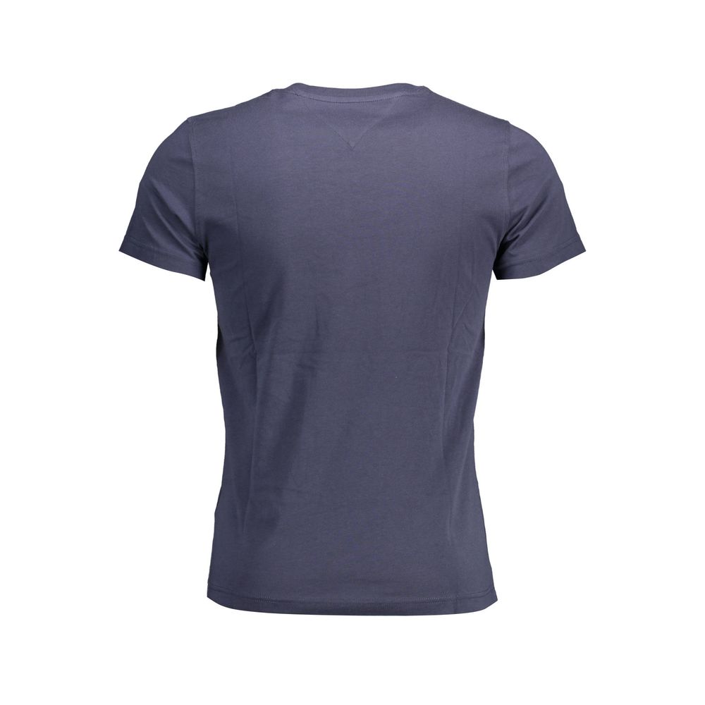 Blue Organic Cotton Men T-Shirt - ventzia