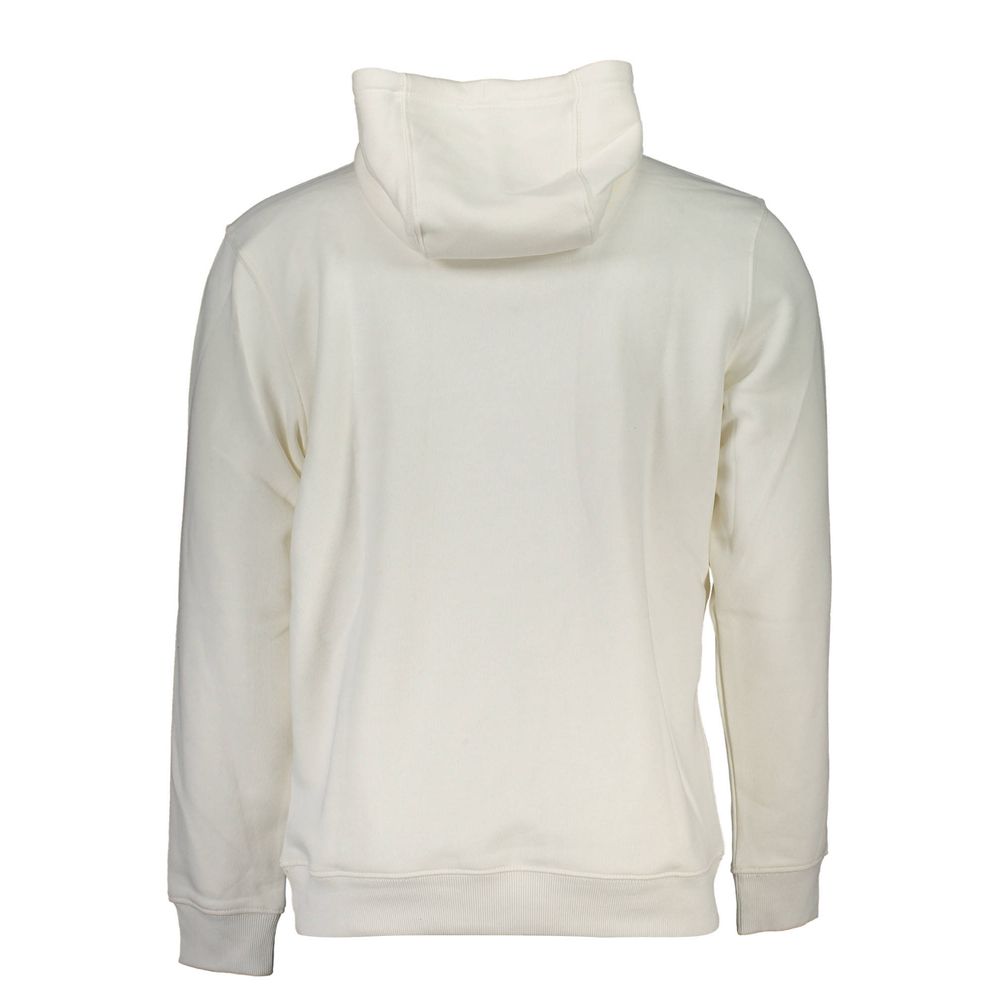 White Cotton Men Sweater - ventzia