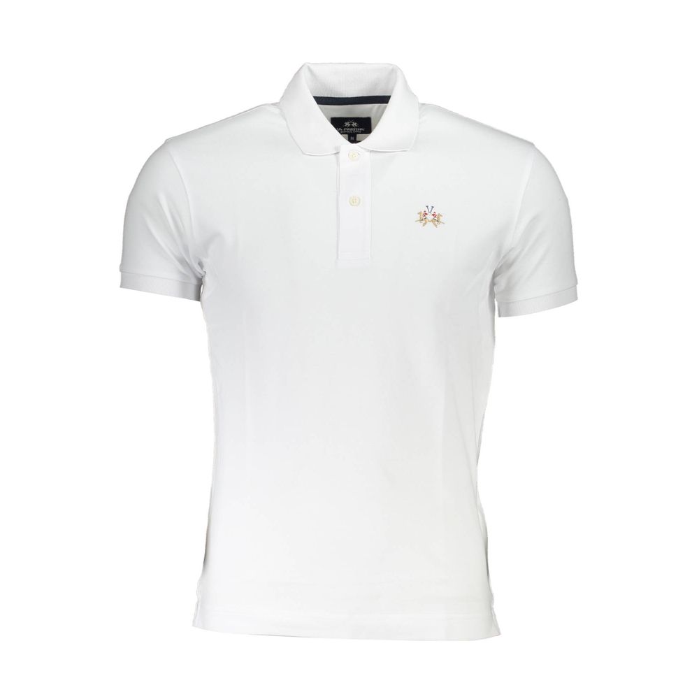 Sophisticated Slim Fit Polo with Contrast Details - ventzia