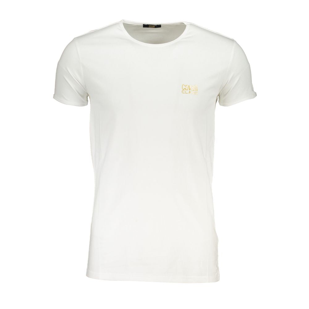White Cotton Men's T-Shirt - ventzia