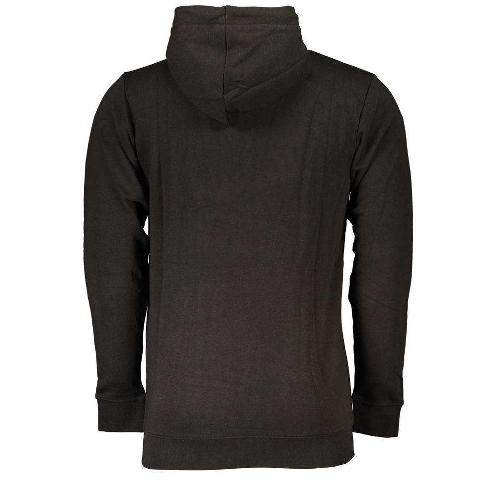 Black Cotton Men Sweater - ventzia