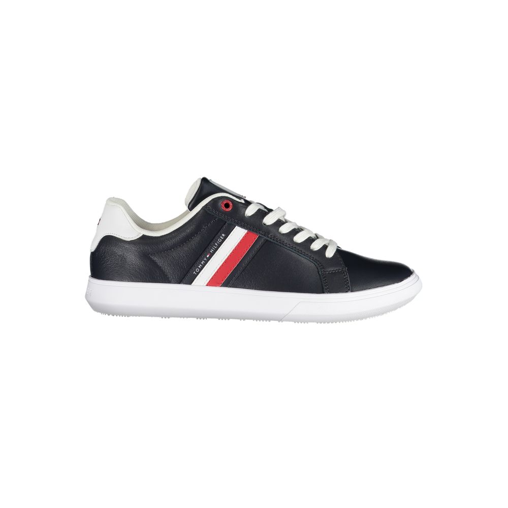 Blue Leather Men Sneaker - ventzia