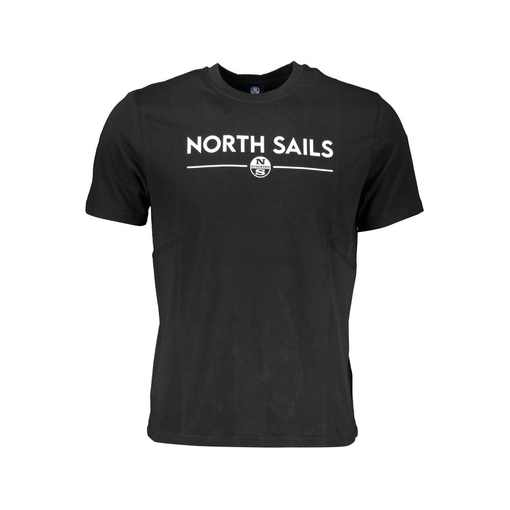 Black Cotton Men's T-Shirt - ventzia