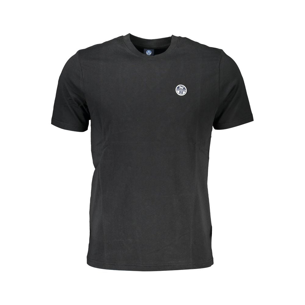 Black Cotton Men T-Shirt - ventzia