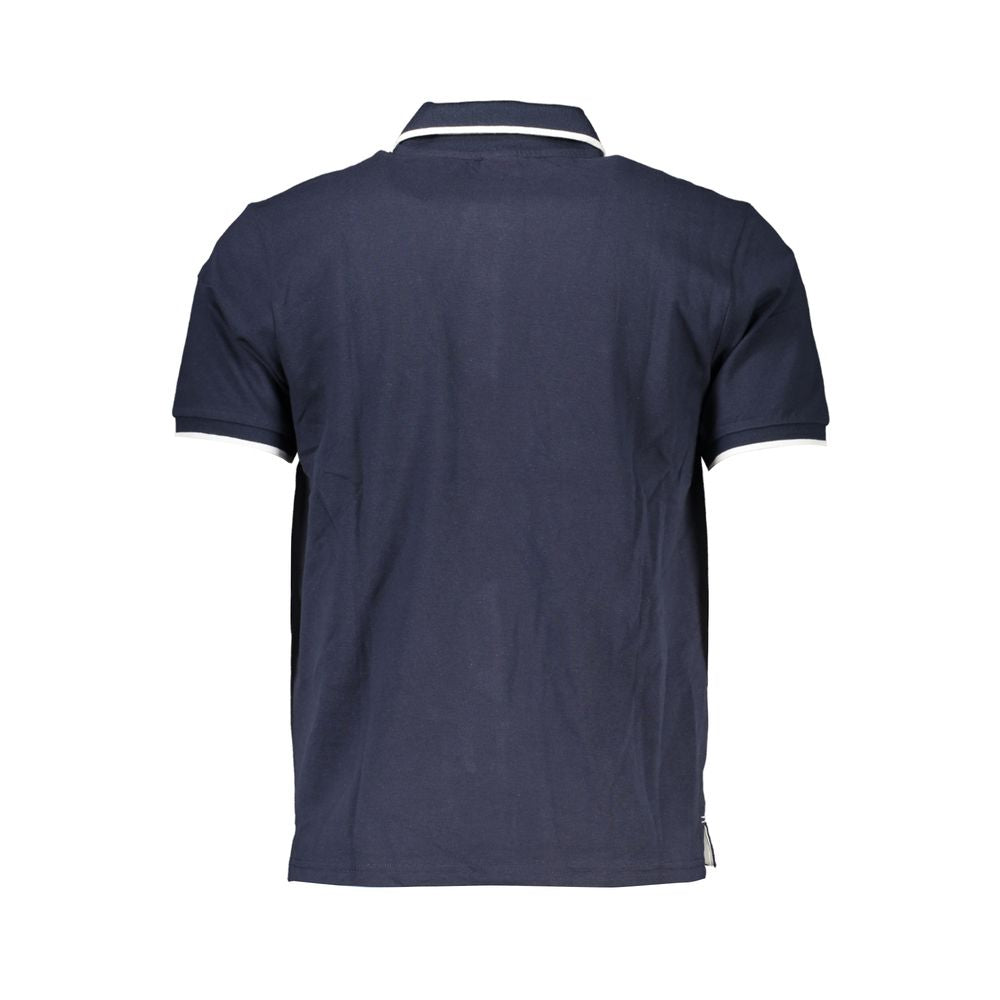 Blu Cotton Men Polo - ventzia