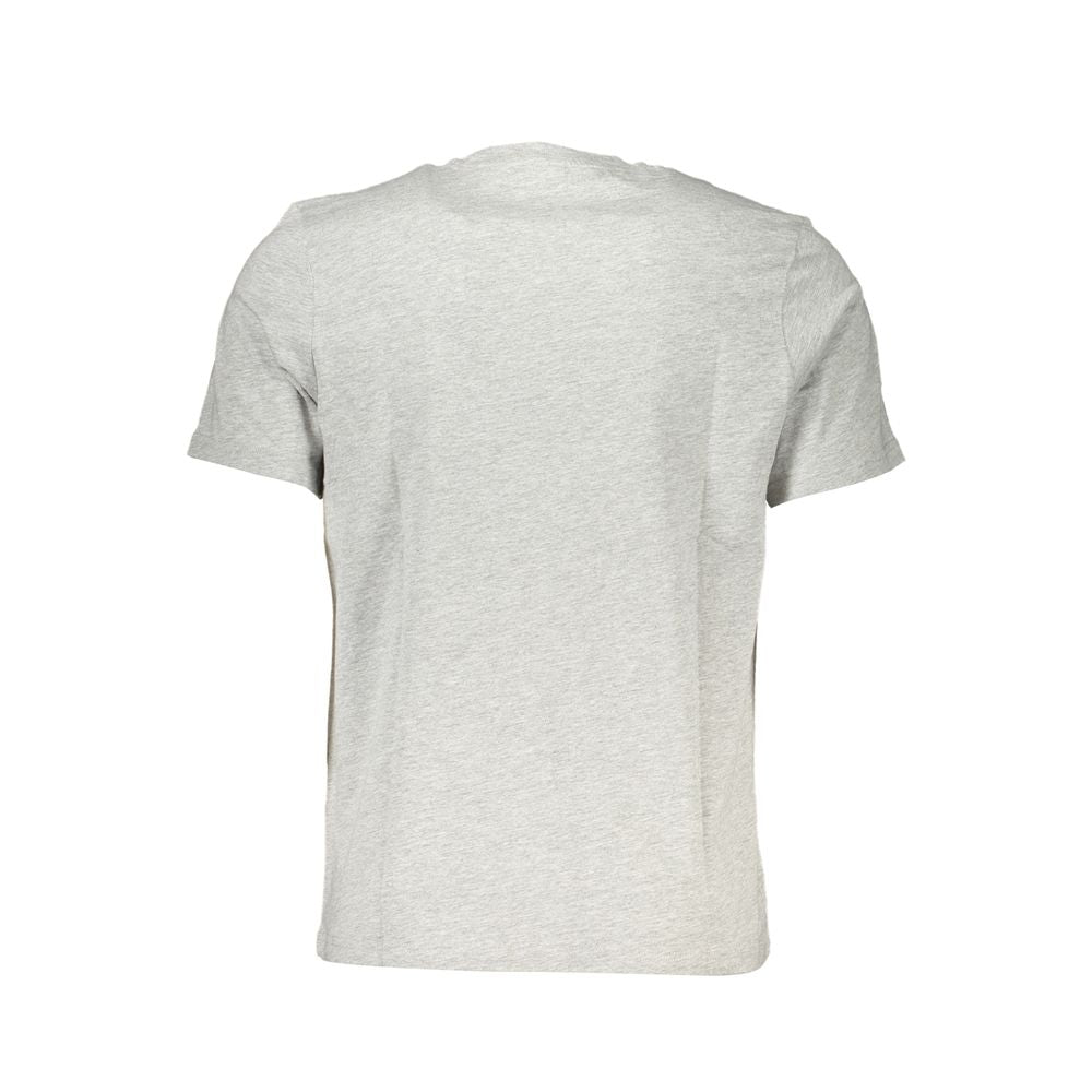 Grigio Cotton Men's T-Shirt - ventzia
