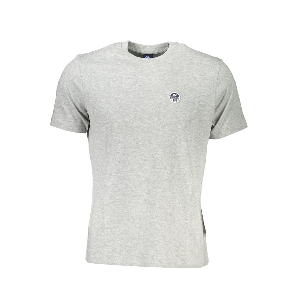 Grigio Cotton Mens T-Shirt - ventzia