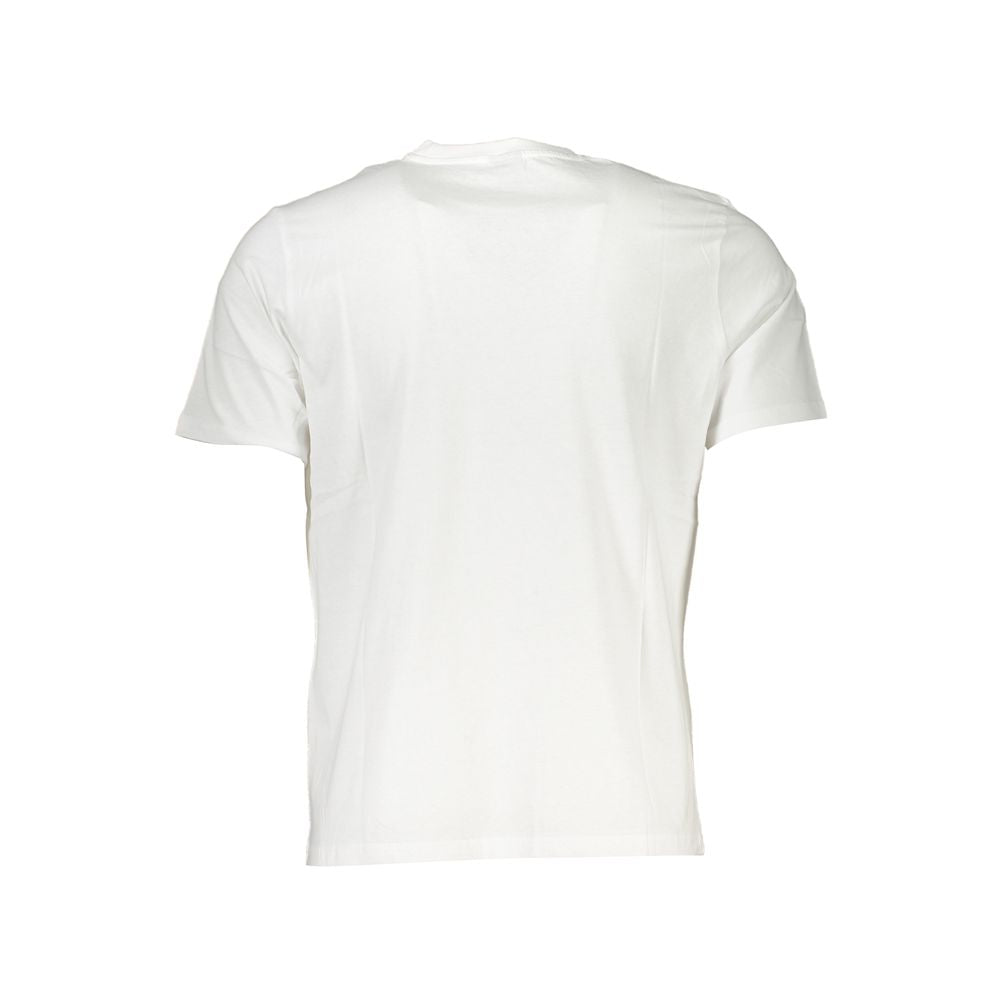 White Cotton Men's T-Shirt - ventzia