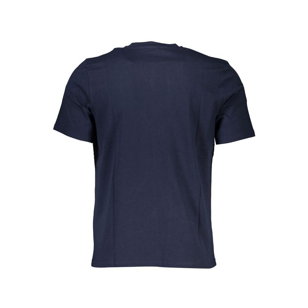 Blue Cotton Men T-Shirt - ventzia
