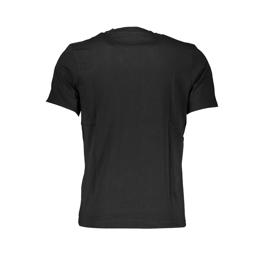 Black Cotton Men's T-Shirt - ventzia