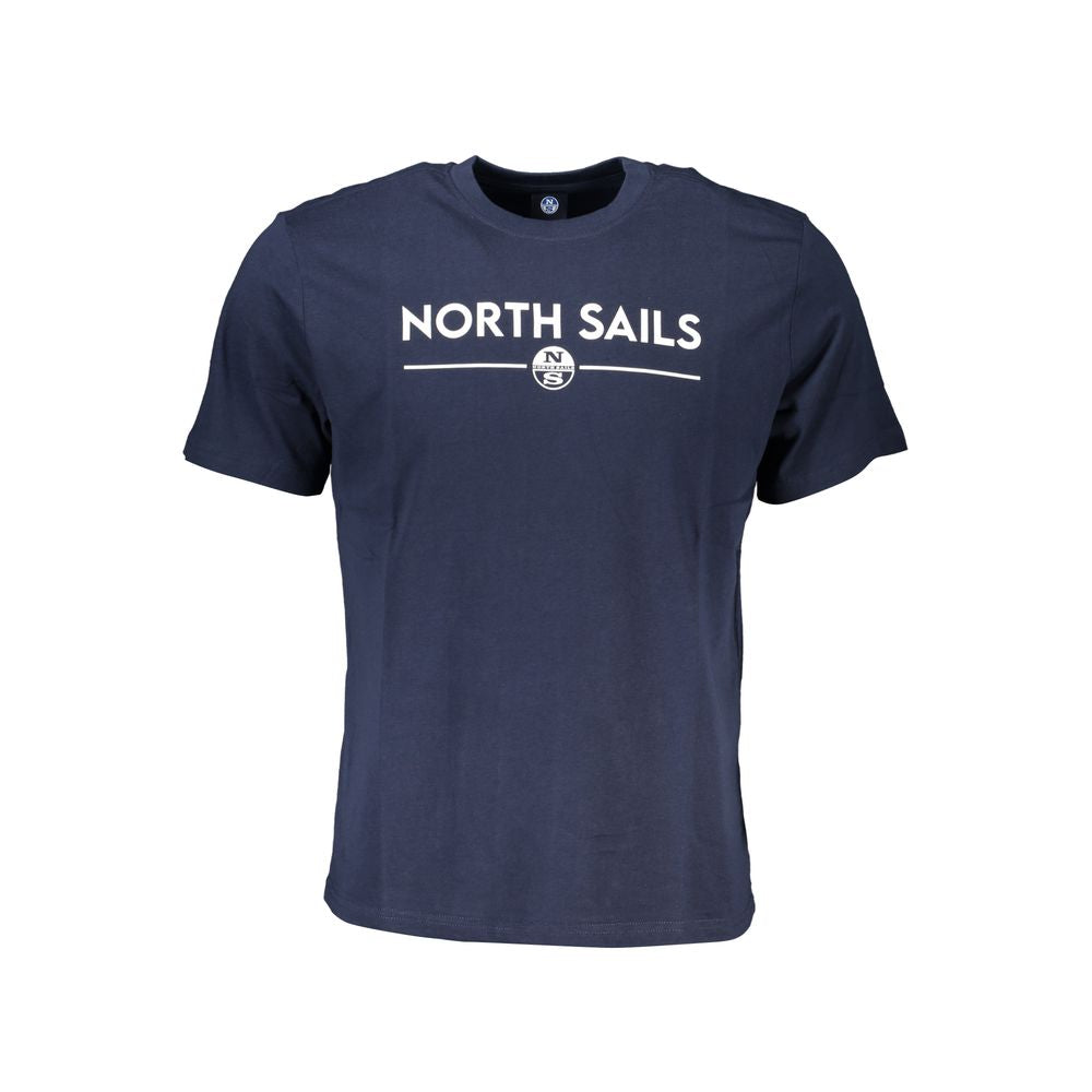 Blue Cotton Men T-Shirt - ventzia