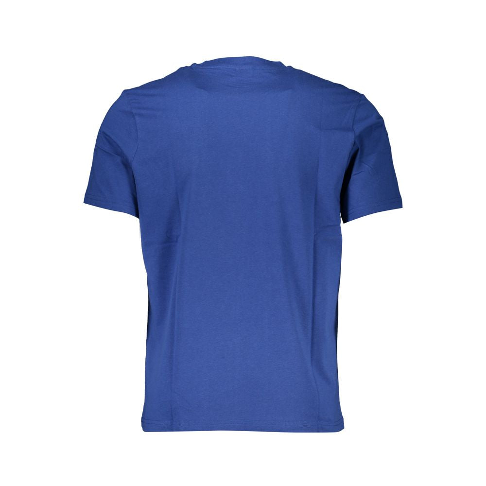 Blue Cotton Men's T-Shirt - ventzia