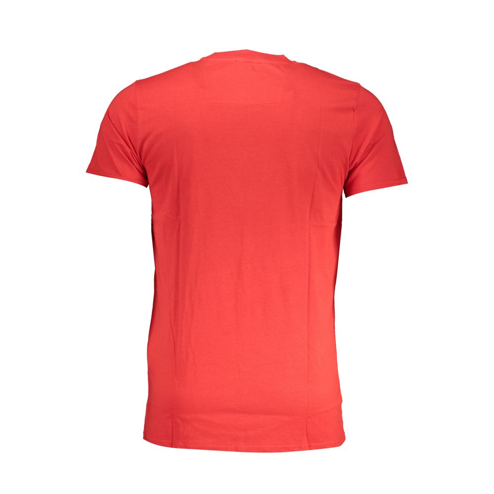 Red Cotton Men T-Shirt - ventzia