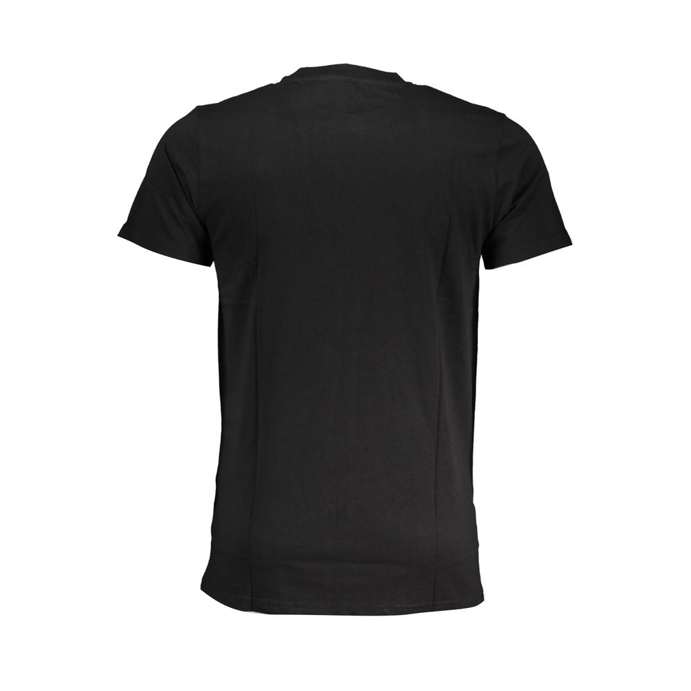 Black Cotton Men T-Shirt - ventzia