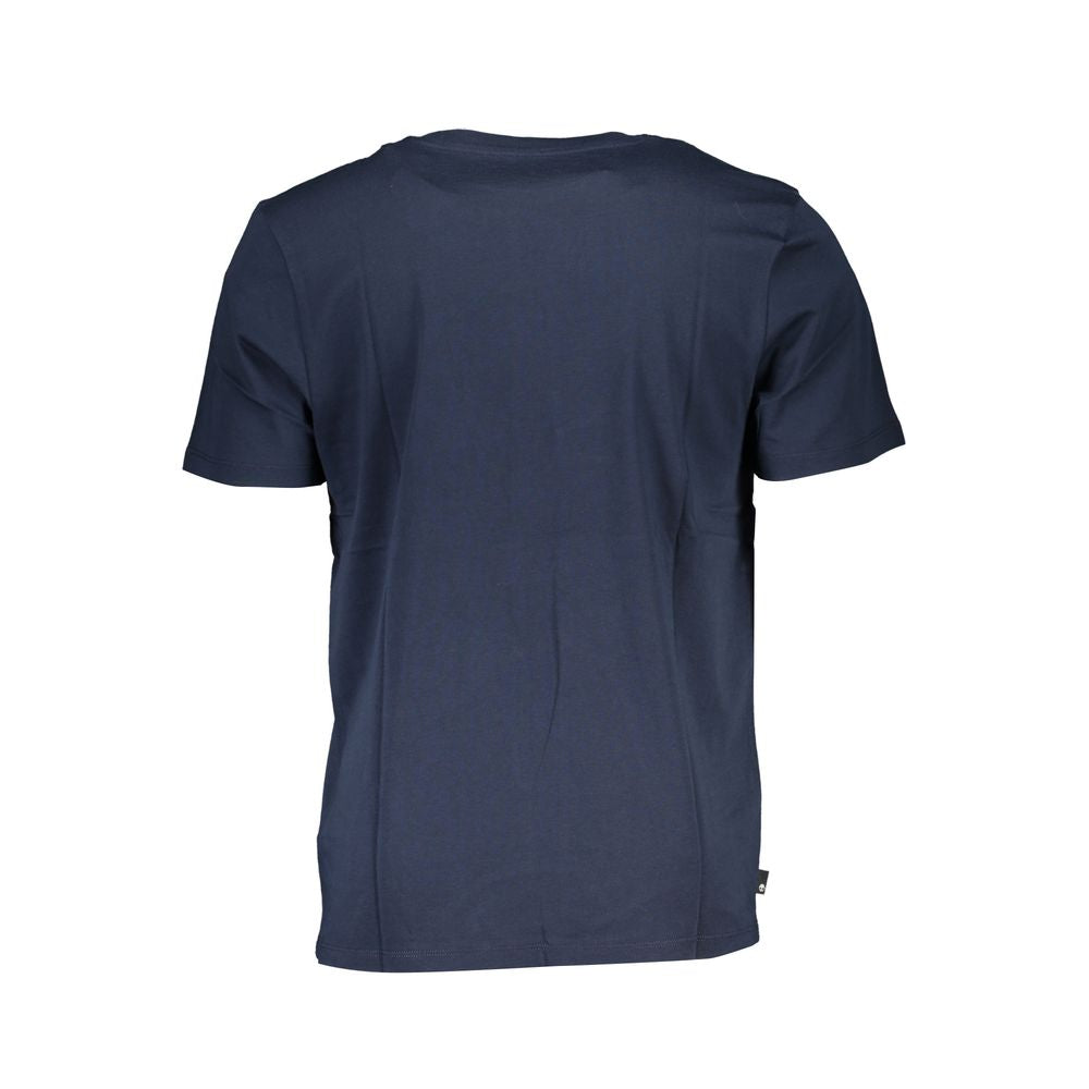 Blue Organic Cotton Men's T-Shirt - ventzia