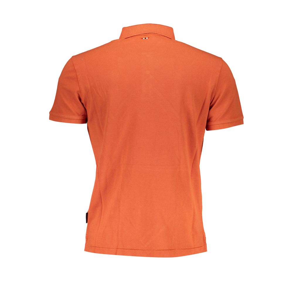 Arancione Cotton Men Polo - ventzia