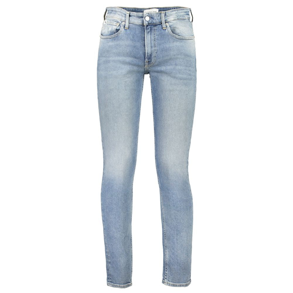 Blu Cotton Men's Slim Jeans - ventzia