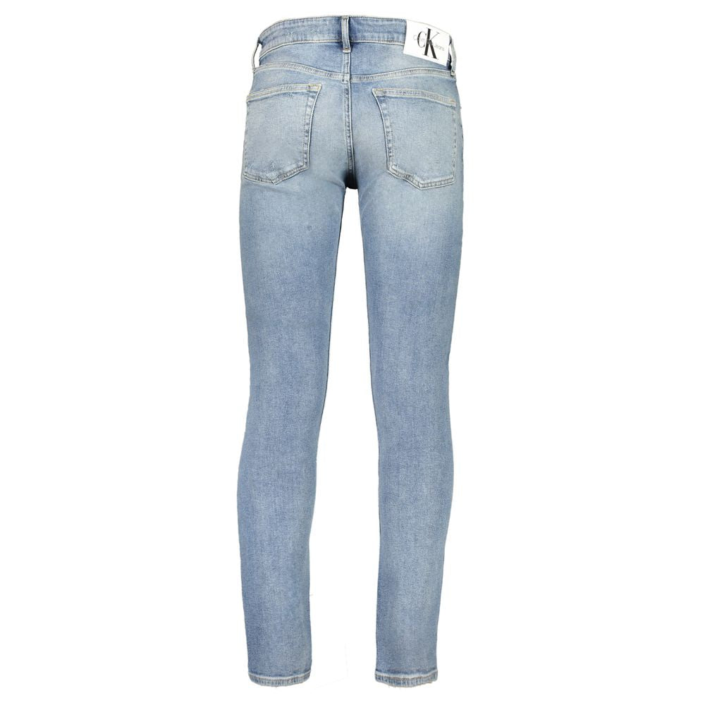 Blu Cotton Men's Slim Jeans - ventzia