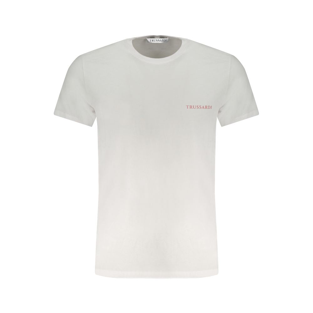 White Cotton Men T-Shirt - ventzia