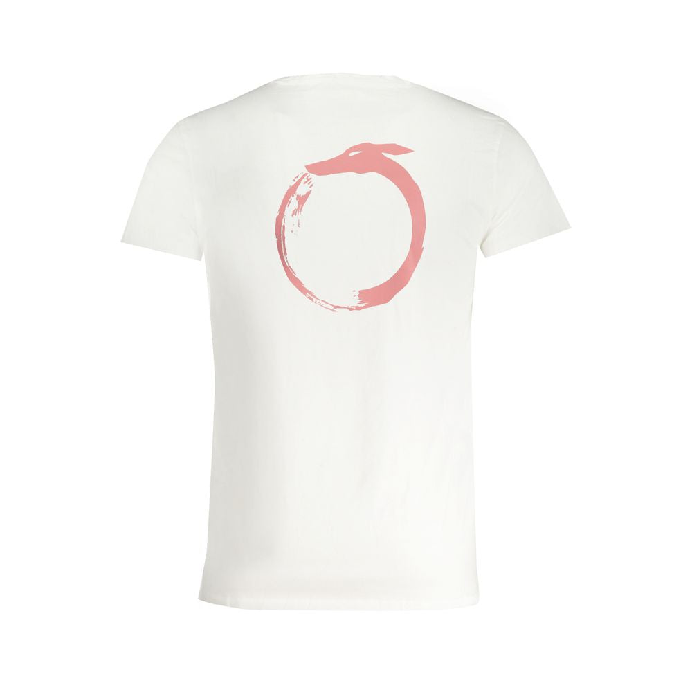 White Cotton Men T-Shirt - ventzia