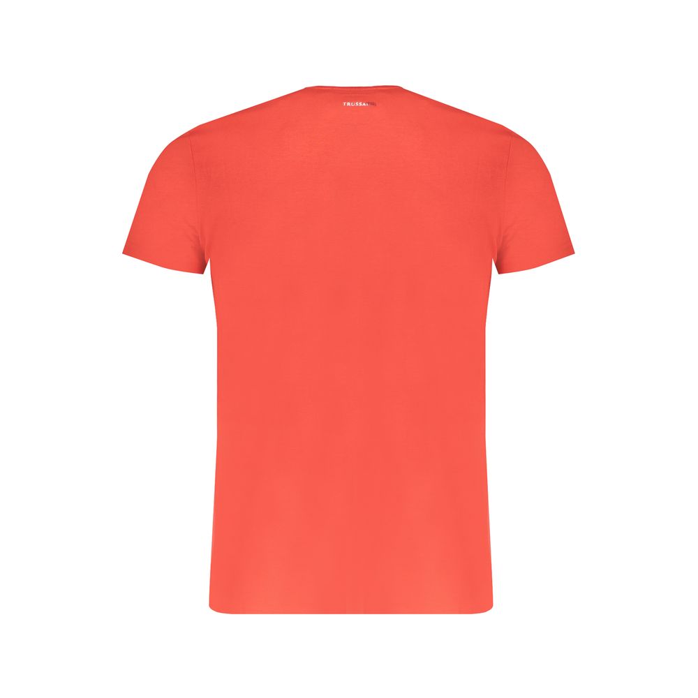 Red Cotton Men T-Shirt - ventzia