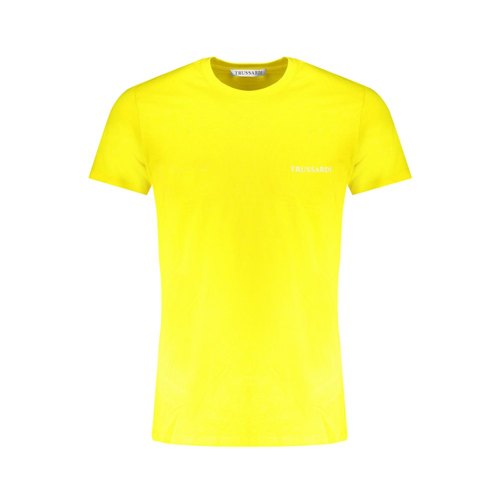 Yellow Cotton Men's T-Shirt - ventzia