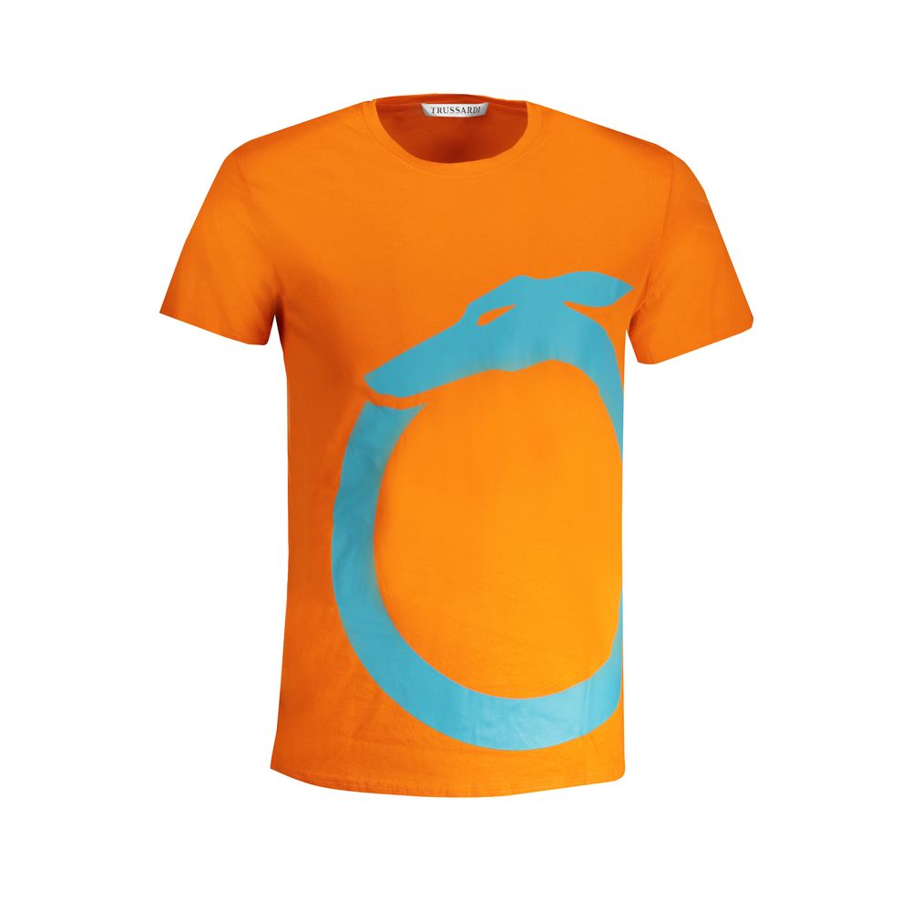 Arancione Cotton Men T-Shirt - ventzia