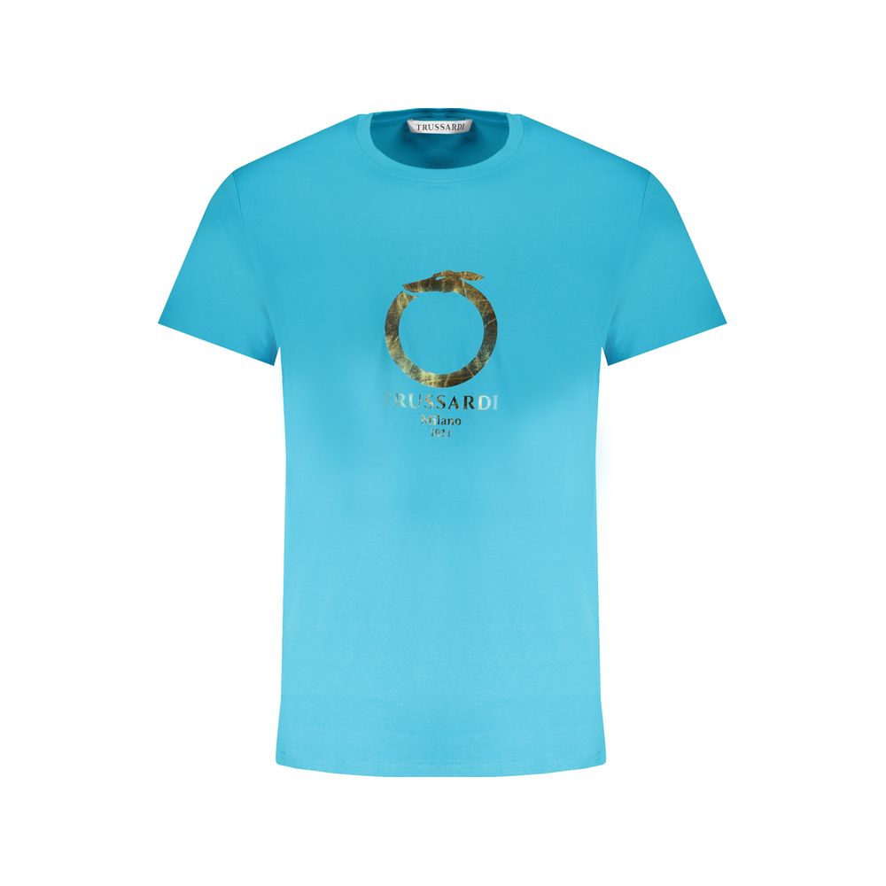 Azzurro Cotton Men T-Shirt