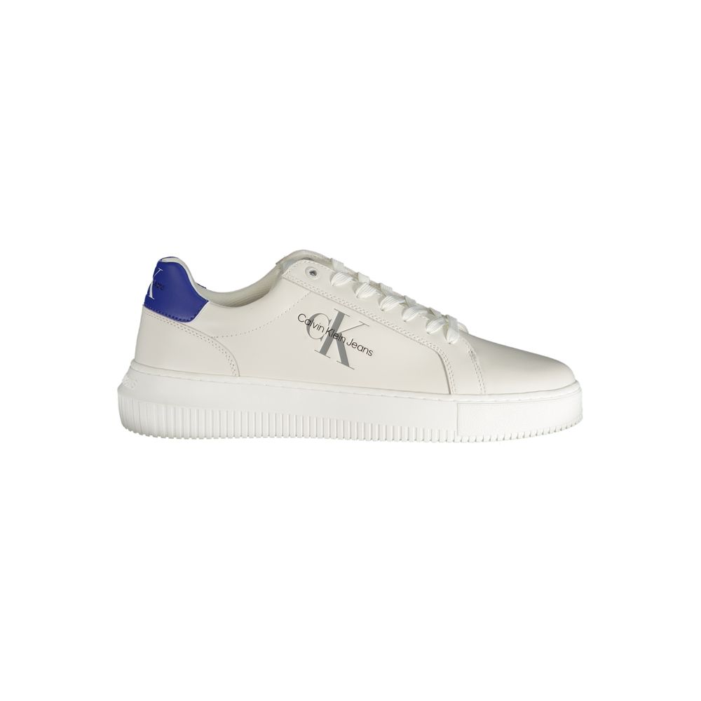 White Leather Men Sneaker - ventzia
