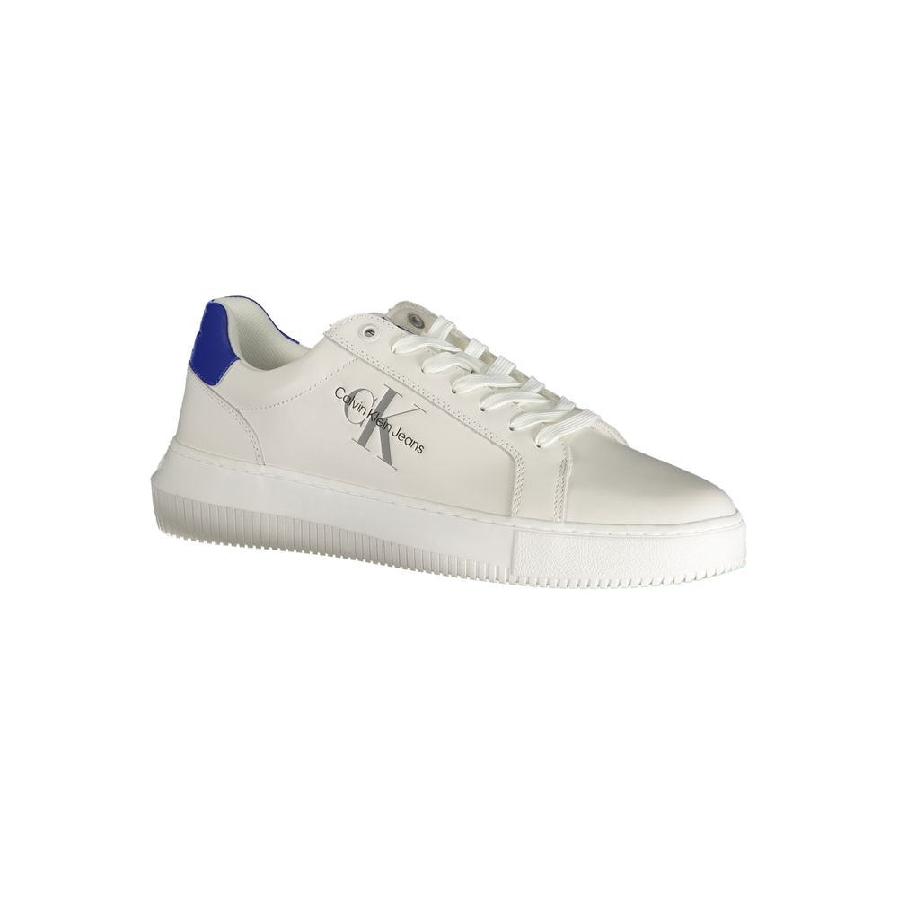 White Leather Men Sneaker - ventzia